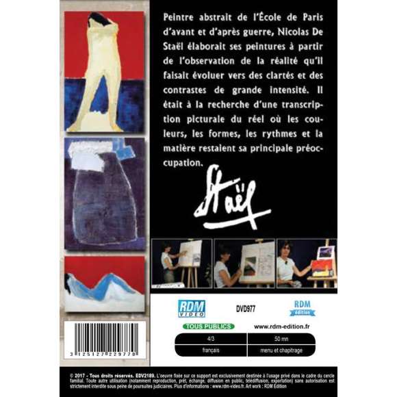 DVD - Film de  en DVD Collection les grands peintres - Nicolas de Staël