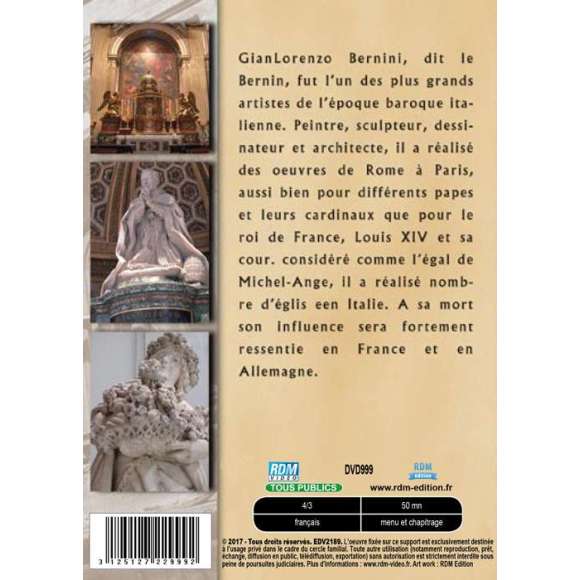 DVD - Film de  en DVD Collection les grands sculpteurs - Gianlorenzo Bernini