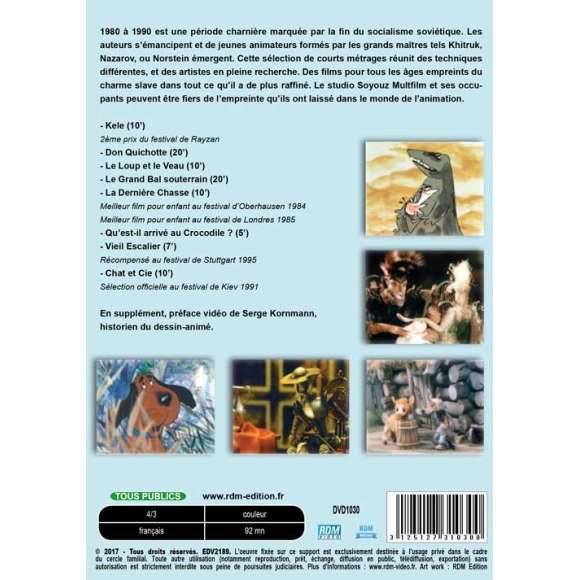 DVD - Film de  en DVD Collection les maîtres de l'animation russe - Animatikc volume 6 - Soyouz 80-90