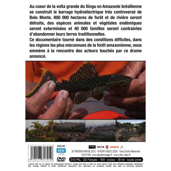 DVD - Film de François-Xavier Pelletier, Catherine Lacroix, Magnolia de Oliveira en DVD Invisibles de Belo Monte (Les)