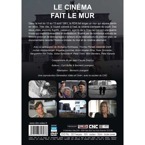 DVD - Film de Bernard Louargant en DVD Cinéma fait le mur (Le)