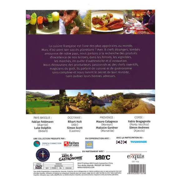 DVD - Film de Luc Reder, Eric Ellena en DVD Maîtres des saveurs (Les) - Episode 3 - Pays Basque, Occitanie, Provence, Corse