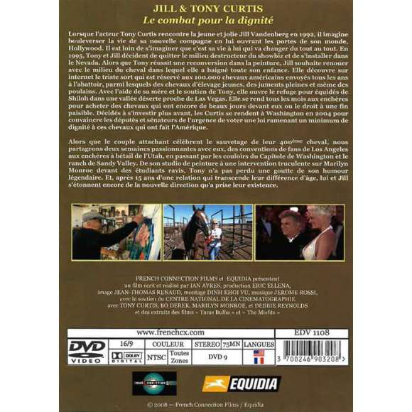 DVD - Film de Ian Ayres en DVD Jill & Tony Curtis - Le combat pour la dignité