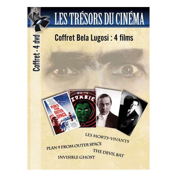 DVD - Film de Edward D. Wood Jr., Victor Halperin, Jean Yarbrough, Joseph H. Lewis en DVD Coffret Bela Lugosi - Plan 9...