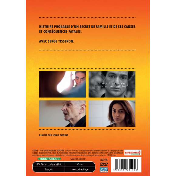 DVD - Film de Sonia Medina en DVD Chuuut !