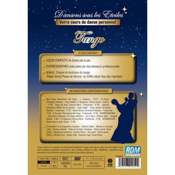 DVD - Film de  en DVD Votre cours de danse personnel - Tango