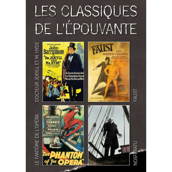 DVD - Film de John S. Robertson, Friedrich W. Murnau, Rupert Julian en DVD Classiques de l'épouvante (Les) - Docteur...