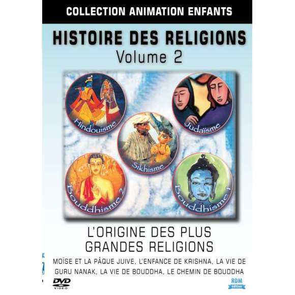 DVD - Film de en DVD Histoire des religions - Volume 2 - L'origine des plus grandes religions en animation