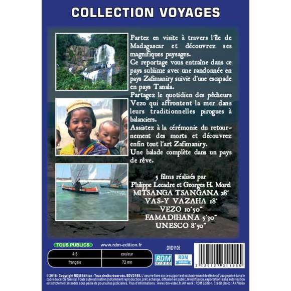 DVD - Film de Philippe Lecadre, Georges H. Morel en DVD Collection voyages - Balades à Madagascar