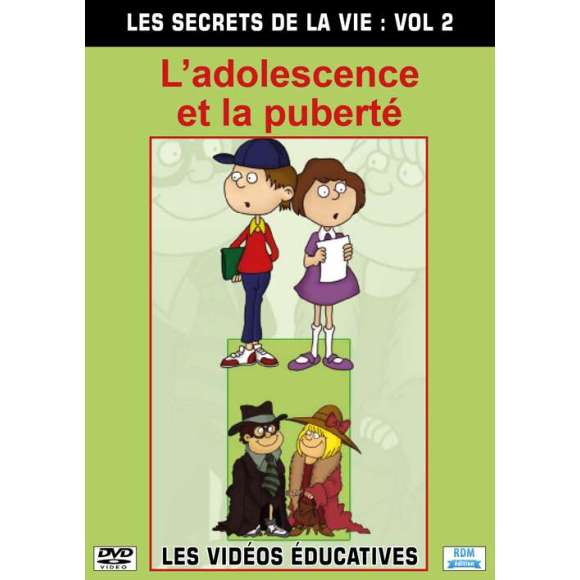 DVD - Film de  en DVD Secrets de la vie (Les) - Volume 2 - L'adolescence et la puberté