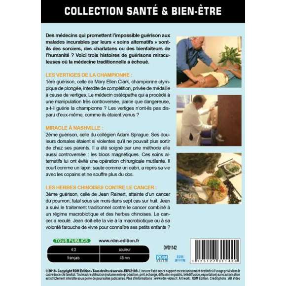 DVD - Film de  en DVD Collection Santé & bien-être - Les médecines parallèles
