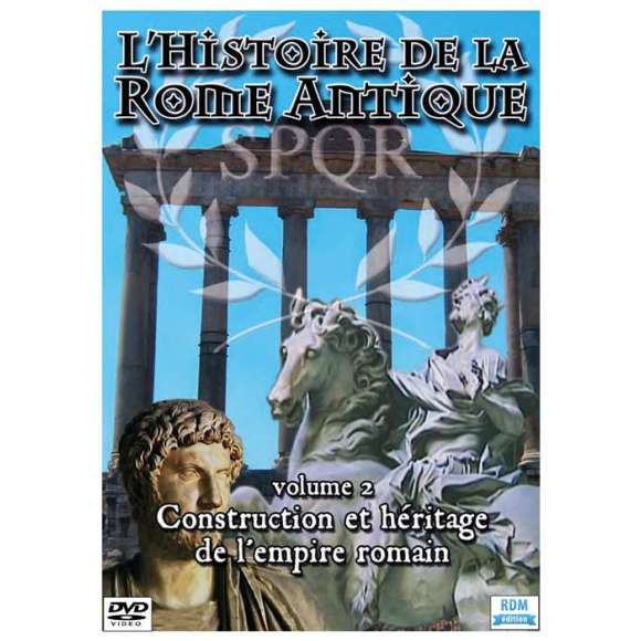 DVD - Film de  en DVD Histoire de la Rome antique (L') - Volume 2 - Construction et héritage de l'empire romain