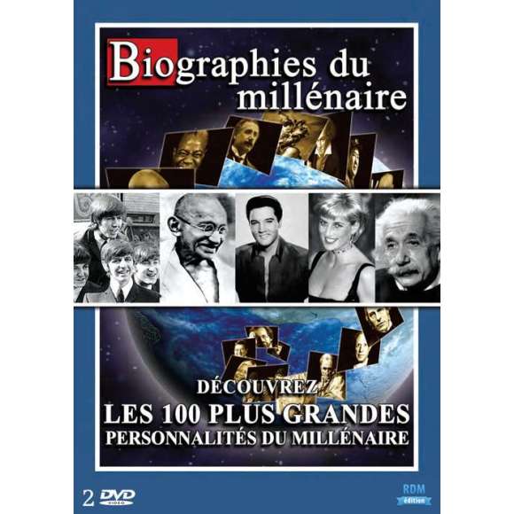 DVD - Film de  en DVD Biographies du millénaire