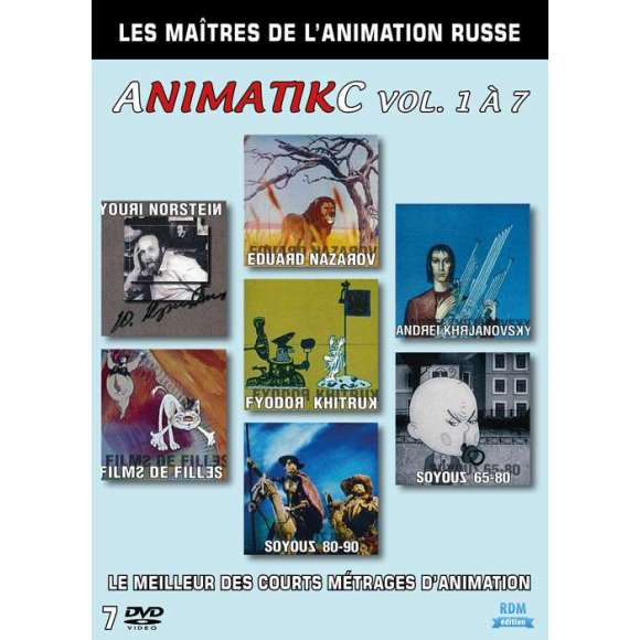 DVD - Film de Youri Norstein, Eduard Nazarov, Fyodor Khitruk, Andrei Khrjanovski en DVD Collection les maîtres de...