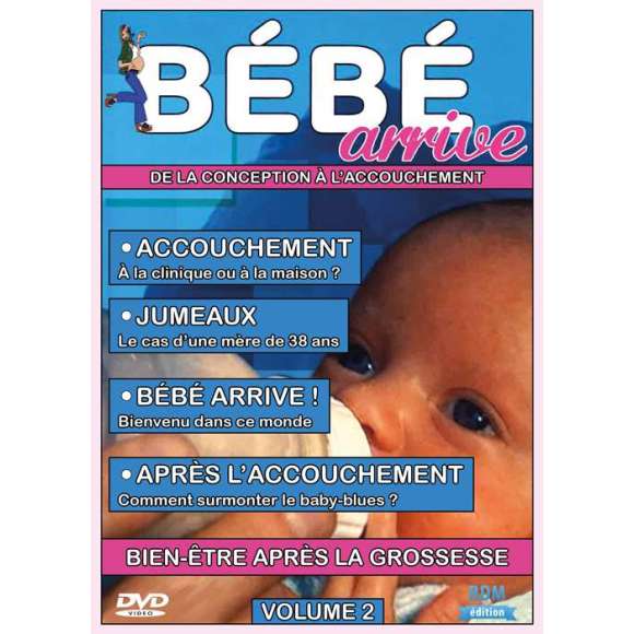 DVD - Film de  en DVD Bébé arrive - Volume 2 - Bien-être après la grossesse
