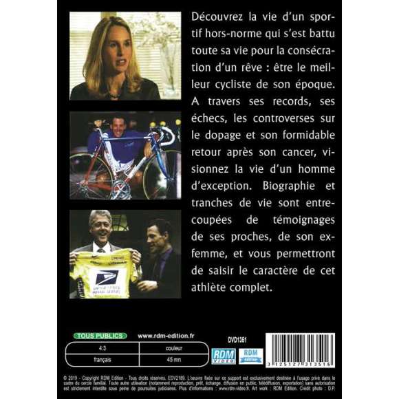 DVD - Film de  en DVD Lance Armstrong - L'ascension d'un mythe