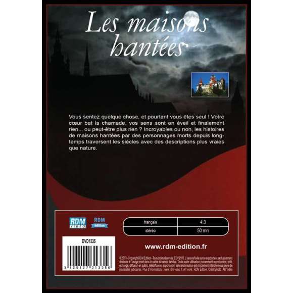 DVD - Film de  en DVD Monstres & Fantômes - Volume 5 - Les maisons hantées