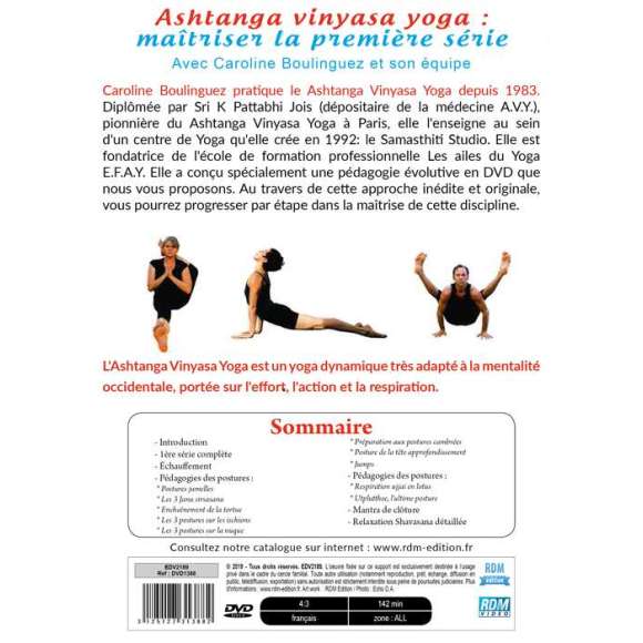 DVD - Film de  en DVD Ashtanga vinyasa yoga : maîtriser la première série