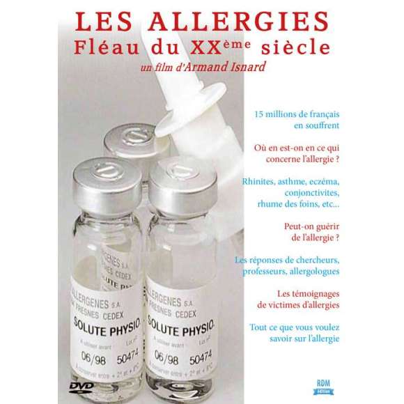 DVD - Film de Armand Isnard en DVD Allergies (Les) - Fléau du XXème siècle