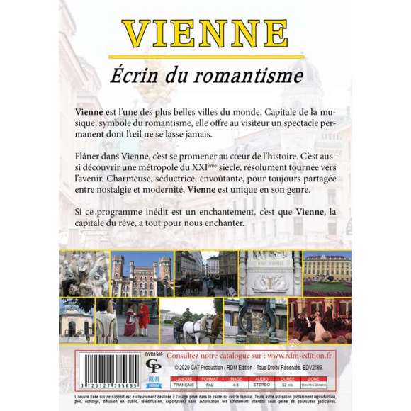 DVD - Film de Armand Isnard en DVD Vienne - Écrin du romantisme
