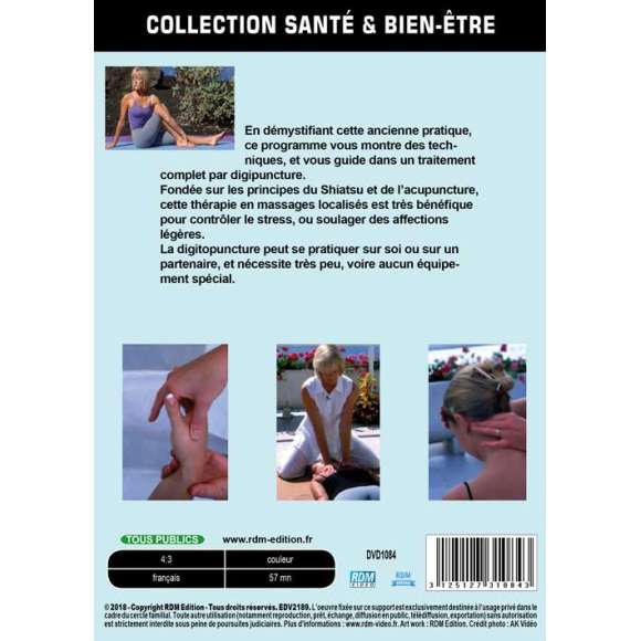 DVD - Film de  en DVD Collection Santé & bien-être - Introduction à la digitopuncture