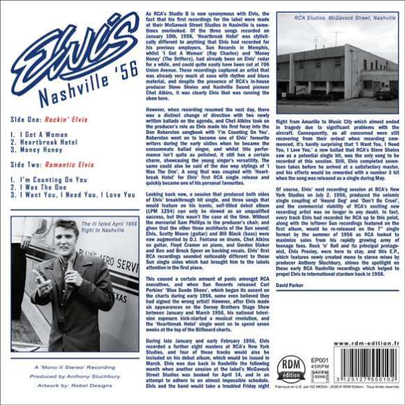 Presley, Elvis, Nashville '56 - Mono II Stereo, Variétés internationales, Rock, RDM-Edition, Musique