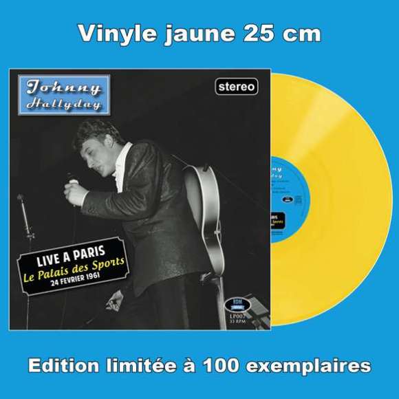 Hallyday, Johnny, Live à Paris, Le Palais des Sports - 24 février 1961 (Vinyle), Variétés françaises, Rock français,...
