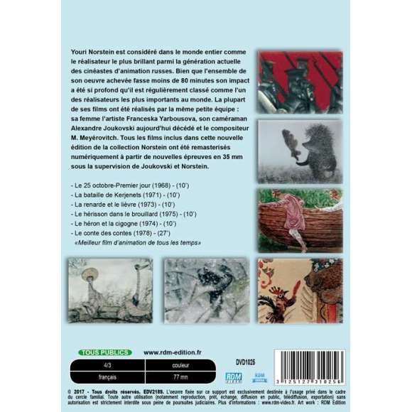 DVD - Film de  en DVD Collection les maîtres de l'animation russe - Animatikc volume 1 - Youri Norstein