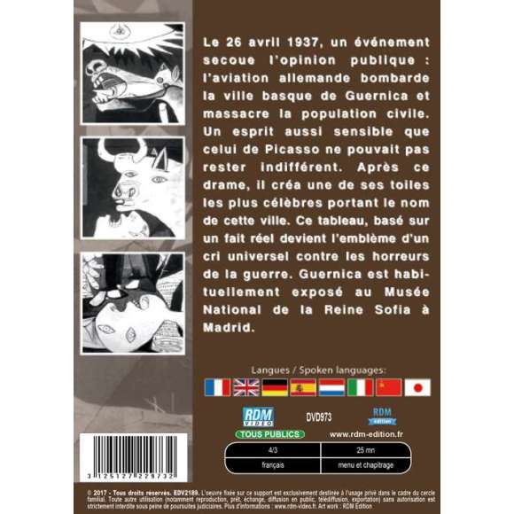 DVD - Film de  en DVD Collection les grands peintres - Guernica - Picasso