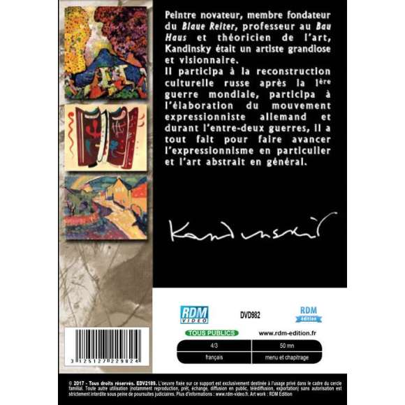 DVD - Film de  en DVD Collection les grands peintres - Vassily Kandinsky