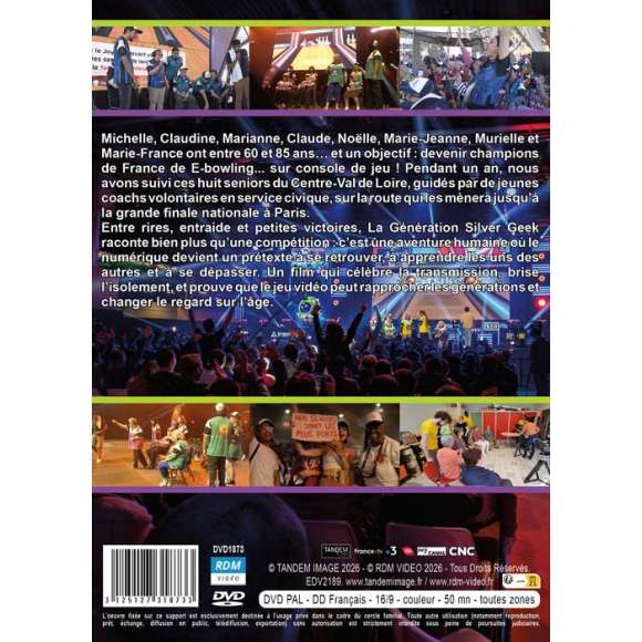 DVD - Film de Philip Dupuis, Jérémie Lopez en DVD Génération Silver Geek (La)