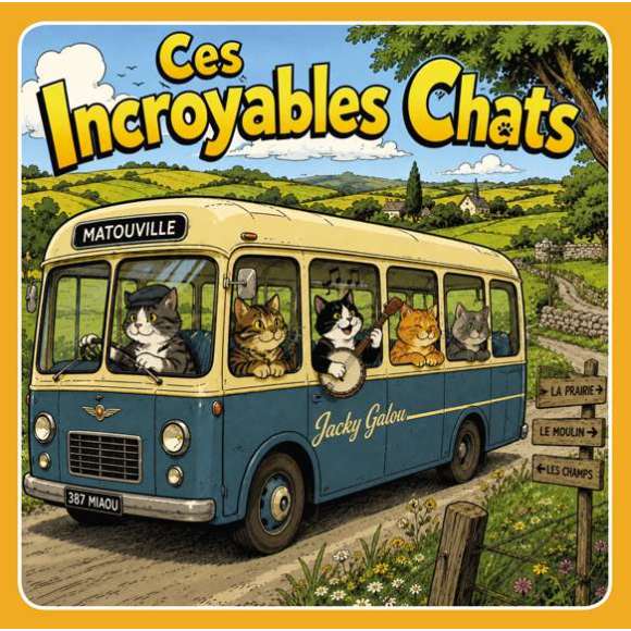 Galou, Jacky, Ces Incroyables Chats, Chansons & comptines, RDM-Edition, Musique