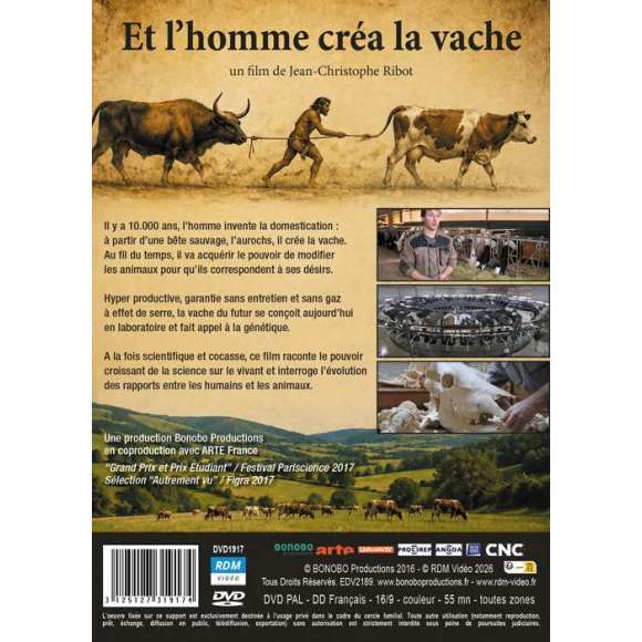 DVD - Film de Jean-Christophe Ribot en DVD Et l'homme créa la vache