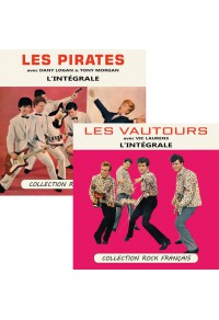 Pack CD : Les Pirates avec Dany Logan & Tony Morgan + Les Vautours avec Vic Laurens (Collection Rock Français)