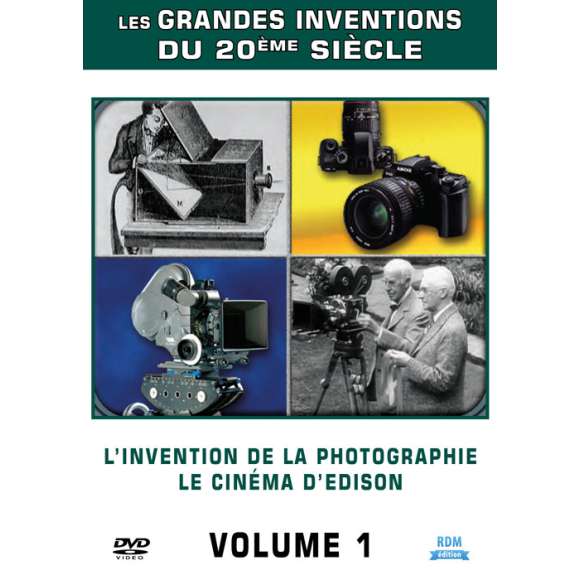 DVD - Film de  en DVD Grandes Inventions (Les) - Volume 1 - L'invention de la photographie - le cinéma d'Edison