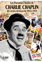 Premières années de Charlie Chaplin (Les) - 60 courts-métrages (1914-1919) - Coffret 8 DVD