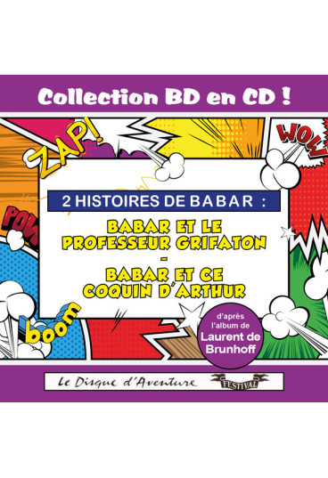 Collection BD en CD : Babar et le professeur Grifaton / Babar et ce coquin d'Arthur