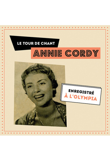 Le tour de chant d'Annie Cordy à l'Olympia