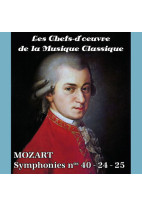 Les chefs-d'oeuvre de la musique classique - Symphonies nos 40-24-25