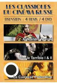 Grands classiques du cinéma russe - Eisenstein : 4 films / 4 DVD (Les)