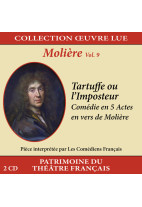 Collection oeuvre lue - Molière - Volume 9 : Tartuffe ou l'Imposteur