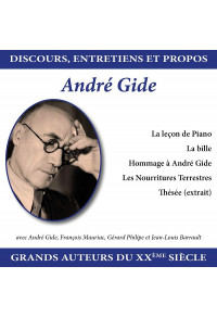 Discours, entretiens et propos : André Gide