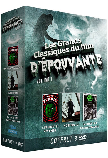 Grands Classiques du film d'épouvante vol 1 : Les Morts-Vivants - Nosferatu - La Nuit des Morts-Vivants (Les)