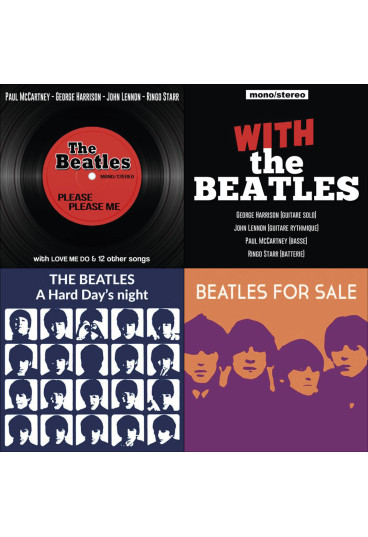 Pack 4 CD The Beatles - Mono & Stereo